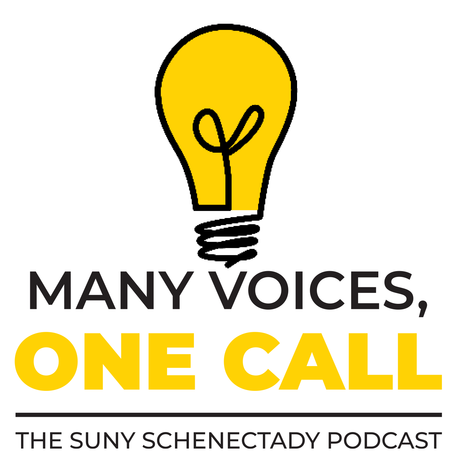 Many Voices, One Call podcast logo