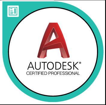 Logo for Autodesk Certified Professionals.