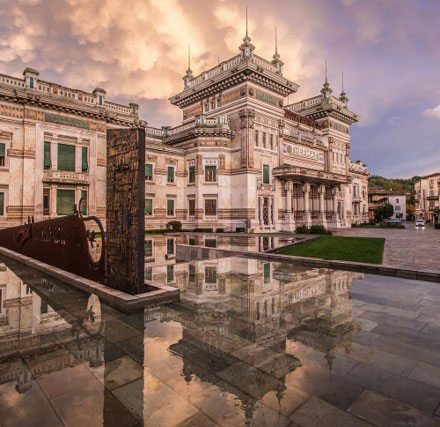 Building in Salsomaggiore Terme, in the Italian province of Parma.