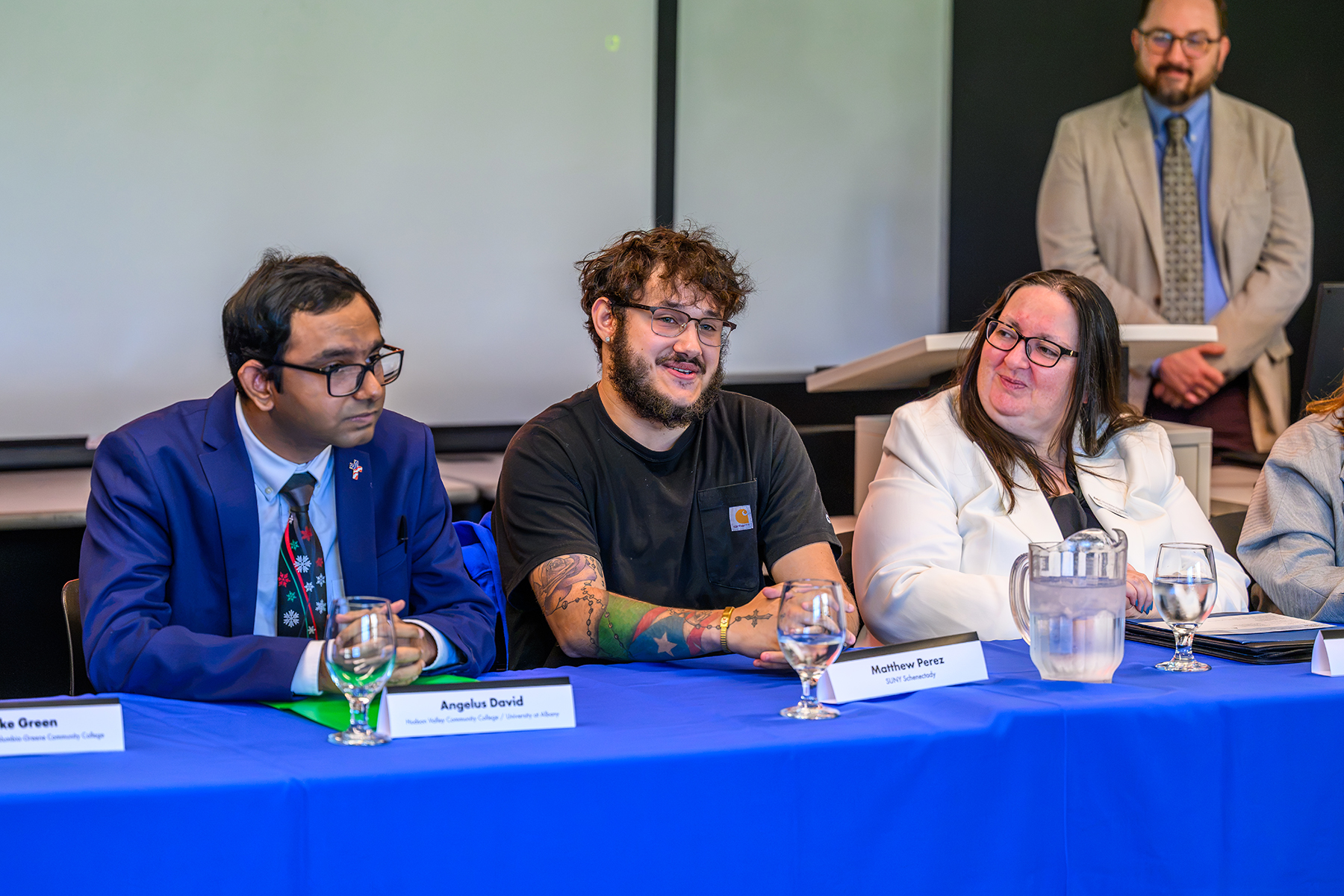 Matthew Perez speaking at SUNY ASAP Round Table