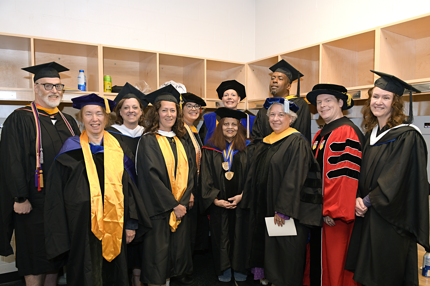 Faculty during Commencement 2026
