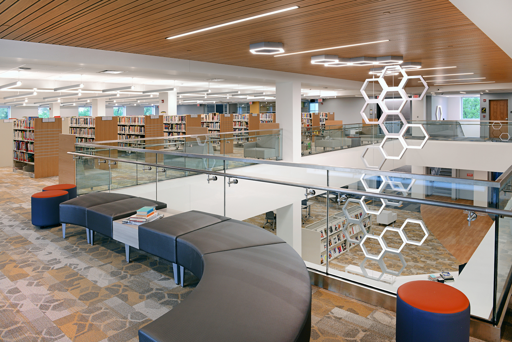 Photo of inside of new Learning Commons
