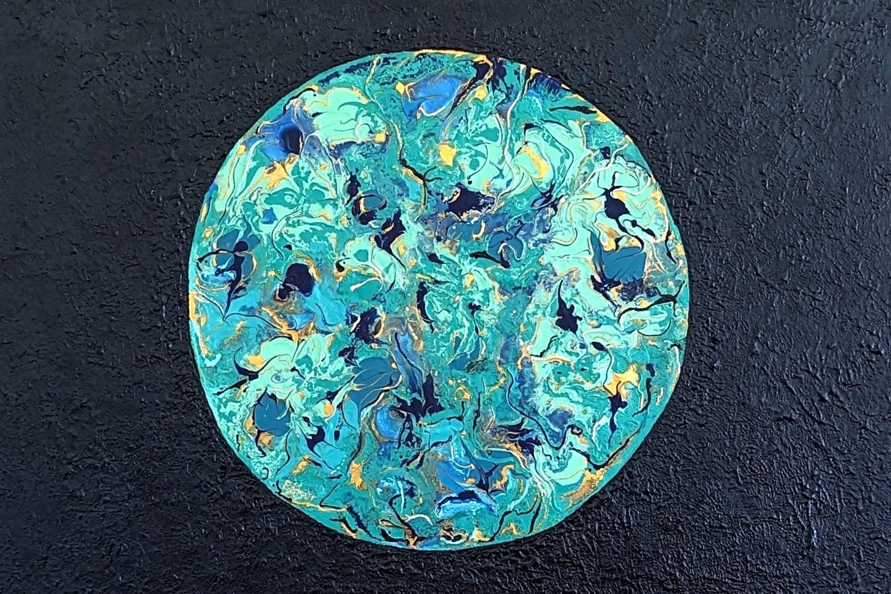 Painting of Earth by Elinor Danon