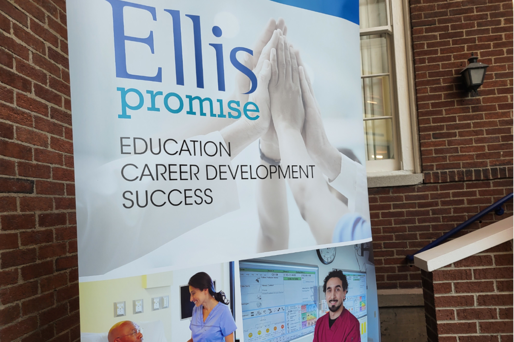 Ellis Medicine banner with photos of healthcare professionals