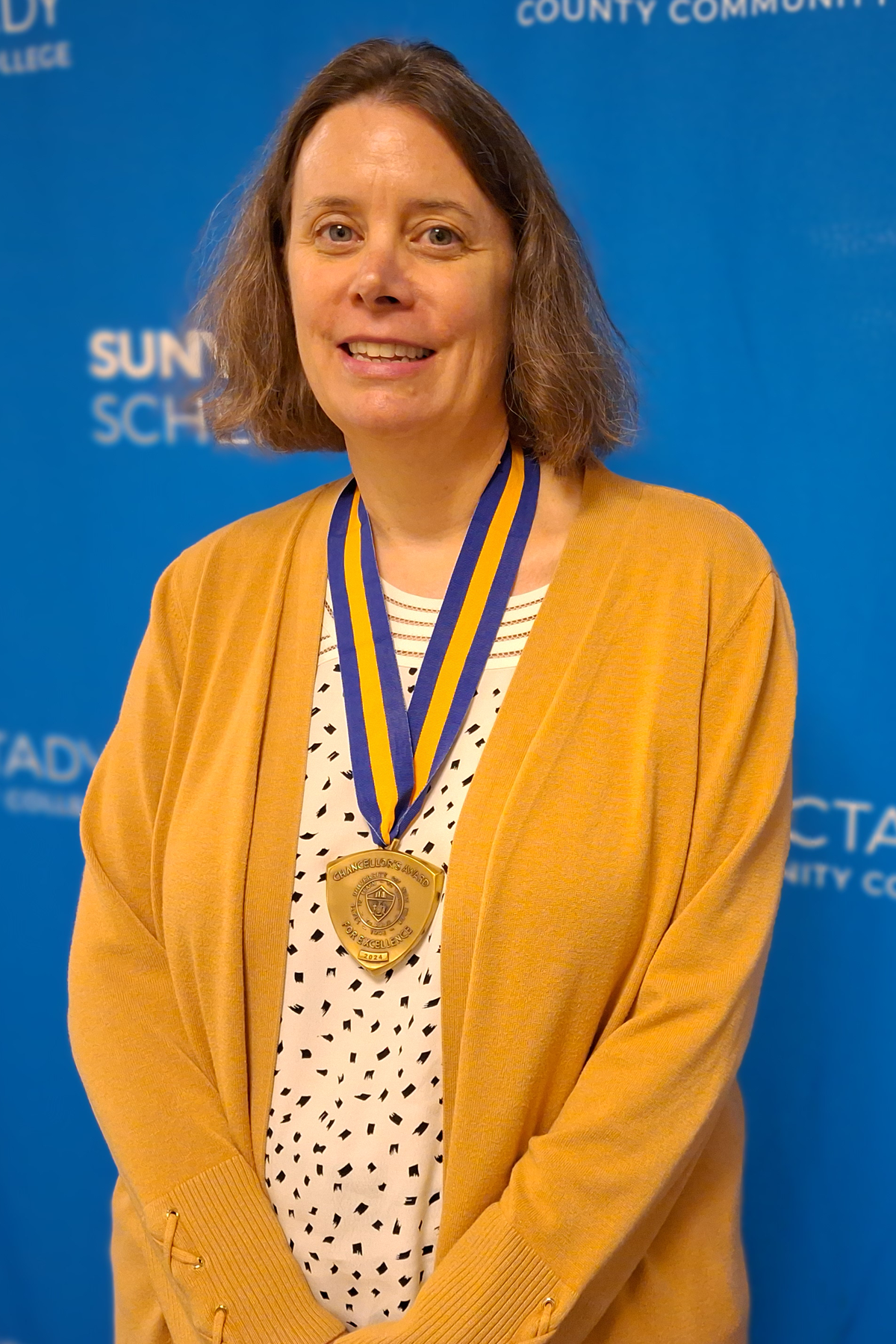 Jacquie Keleher with Chancellor's Award