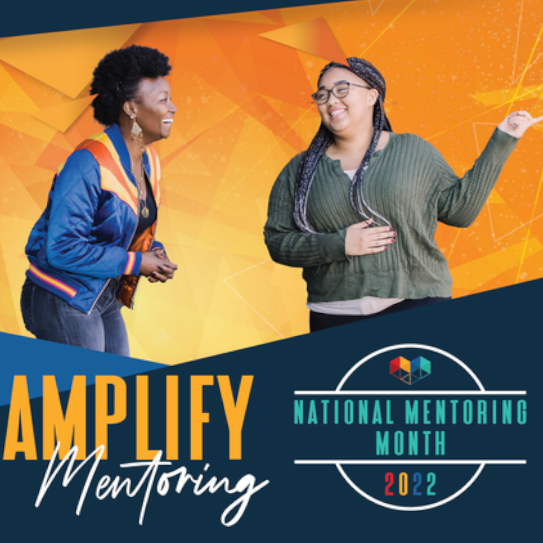 Logo for National Mentoring Month - January
