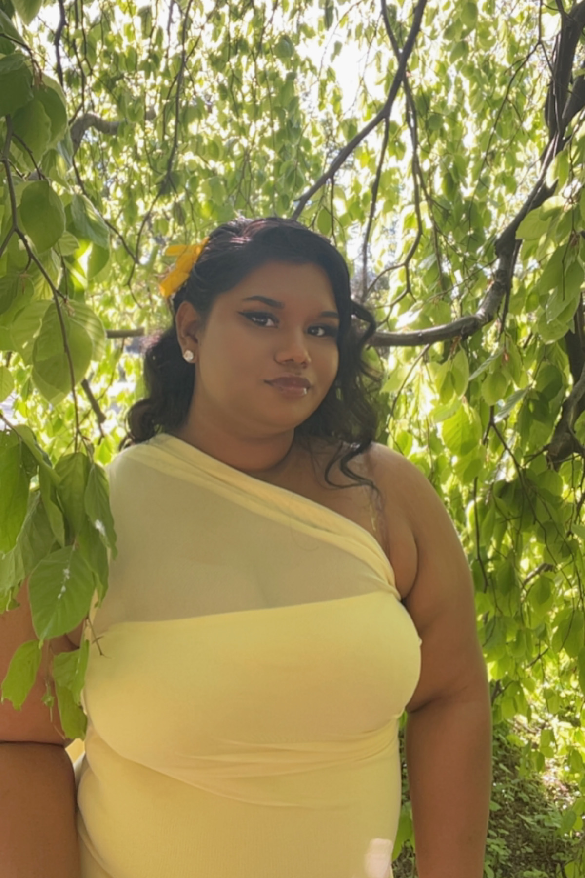 Neha Khani standing outside