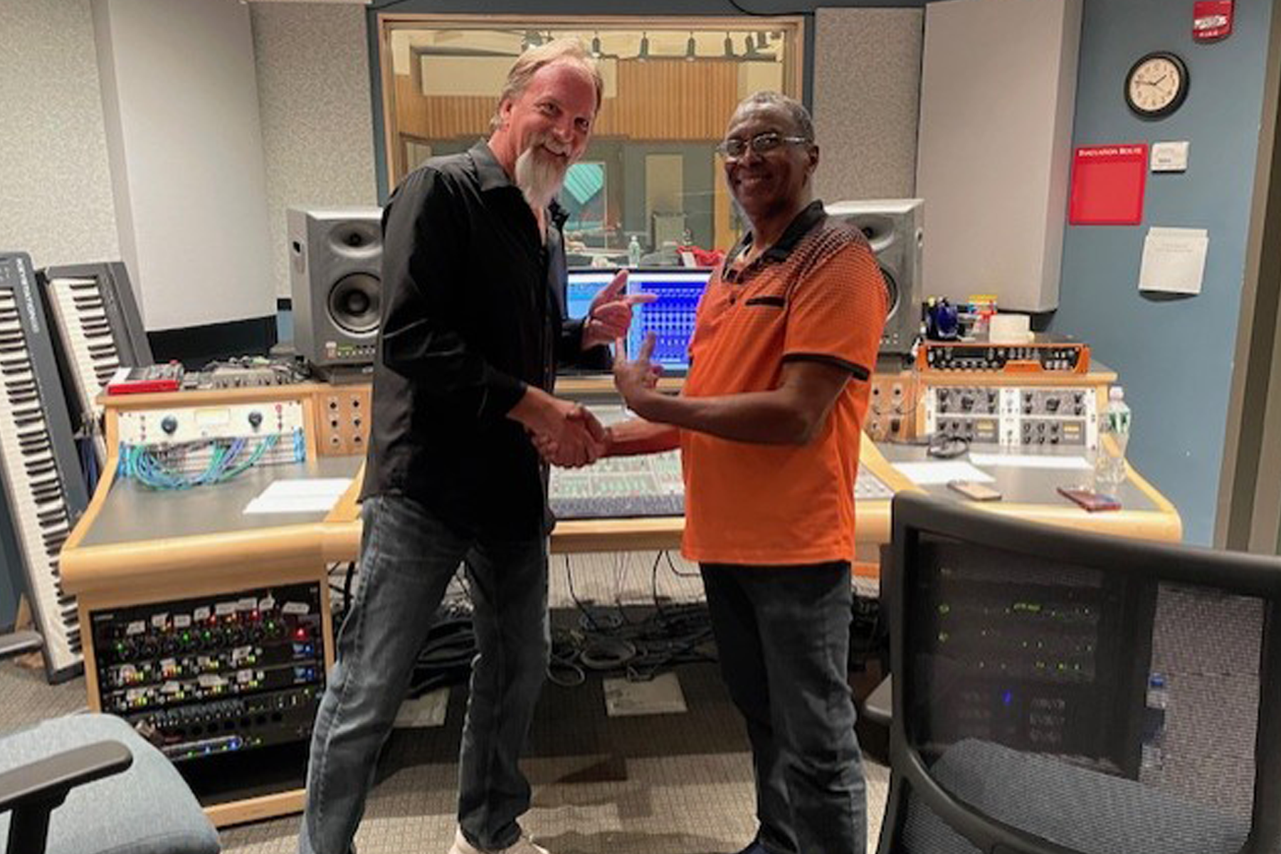 Associate Professor Sten Isachsen with Acclaimed Engineer Errol Brown