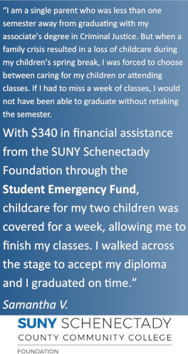 Student Emergency Fund quote from student
