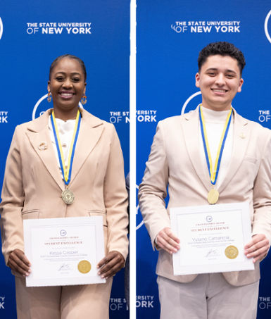 2026 SUNY Chancellor's Awards for Student Excellence recipients