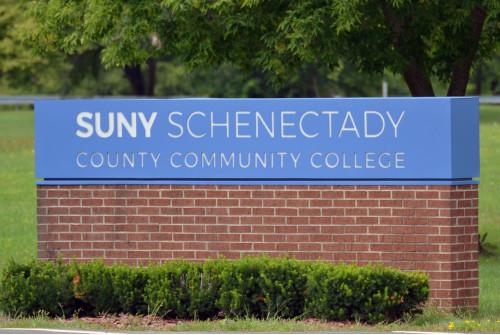 Photo of College Monument Sign