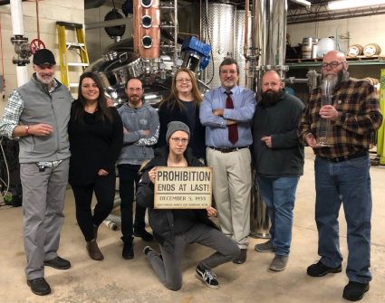 Craft Spirit Distillation Fall 2019 class