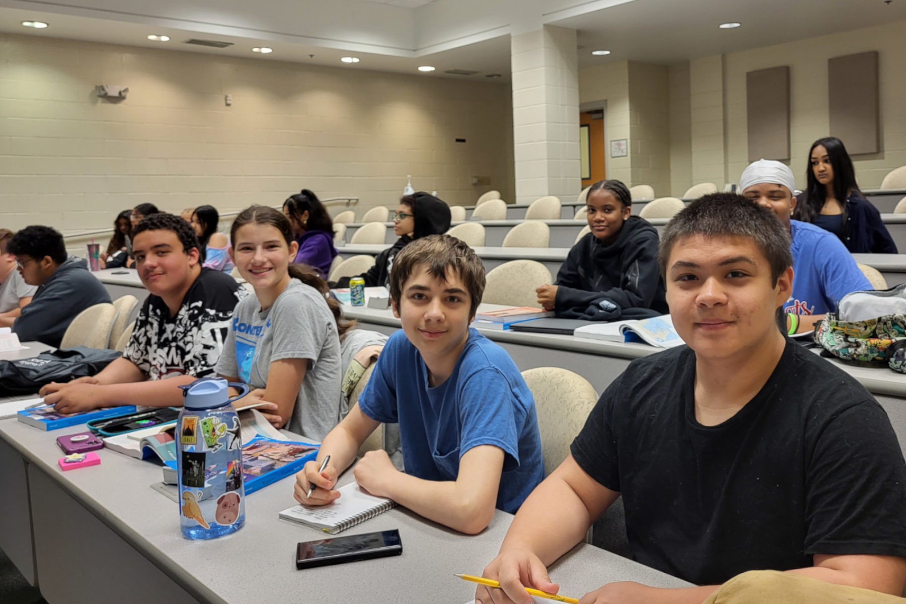 Smart Transfer students sitting in classroom during Western Civilization course.